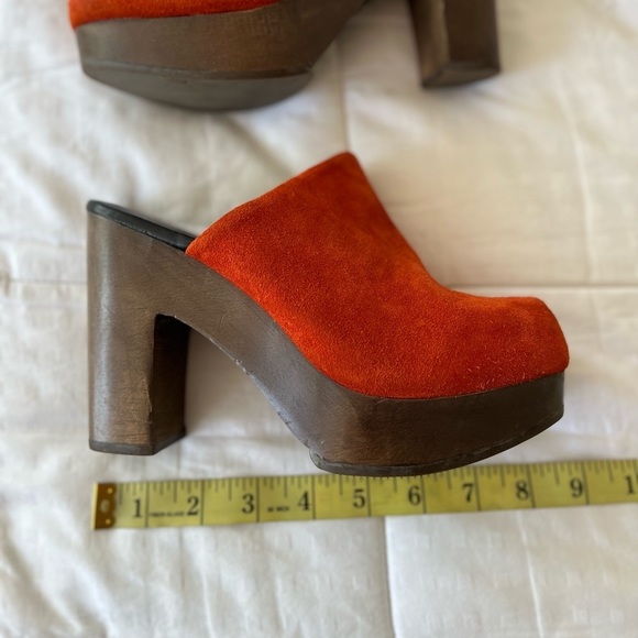 Rachel Comey Red Suede Mules - Picture 14 of 16